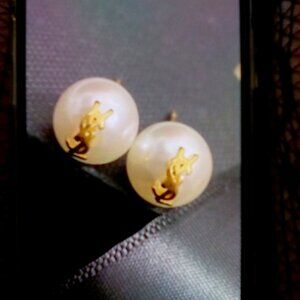 Pearl earrings -available now